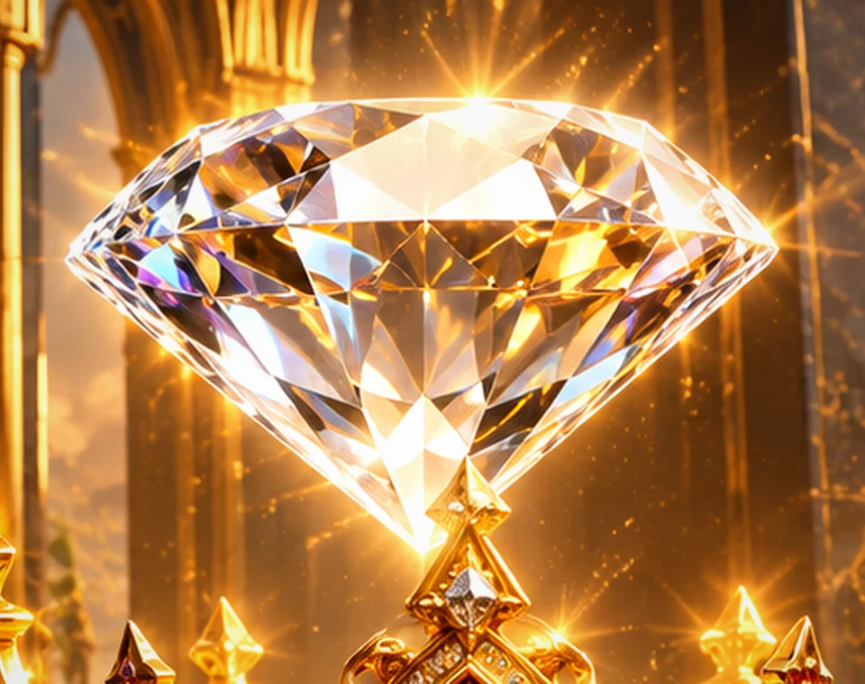 The diamond centrepiece